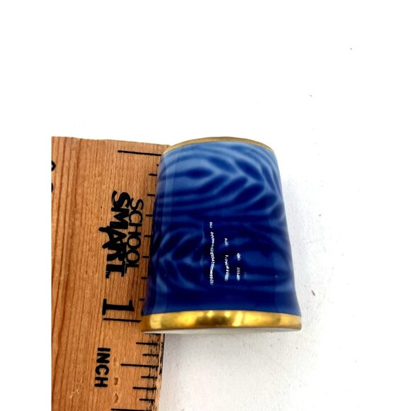 1983 Bing & Grondahl Porcelain Thimble Collectible Made In Denmark With Gift Box - Picture 5 of 8